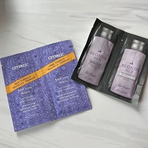 AMIKA & Drybar blonde shampoo & conditioner - travel size 💜